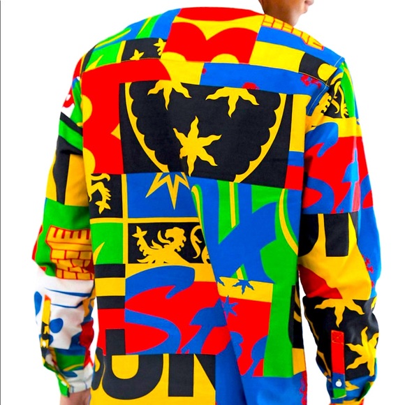 ASOS DESIGN Overhead Shirt w/ 90’s Style Print - M - Picture 3 of 8